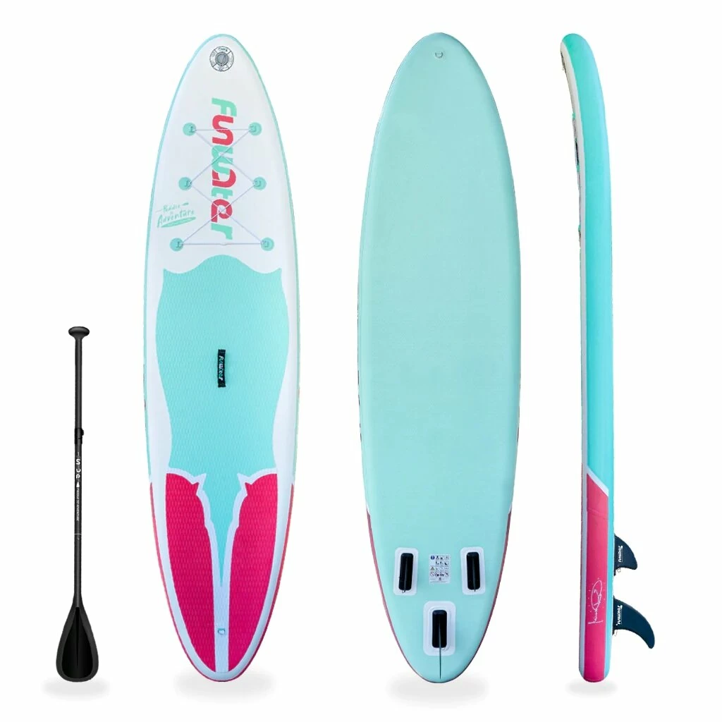 FunWater SUPFW11G MANTA RAY Inflatable Stand Up Paddle Board 11'' Long 31' Wide 6' Thick 2 FunWater SUPFW11G MANTA RAY Inflatable Stand Up Paddle Board 11'' Long 31' Wide 6' Thick - Image 2
