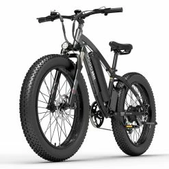 GOGOBEST GF600 Electric Bike 48V 13Ah Battery 1000W Motor 26x4.0 inch Fat Tire Aluminum Alloy Frame Shimano 7-speed Shift Max Speed 40km/h 110KM Power-assisted mileage Range LCD Display IP54 Waterproof - Black Grey -Sports & Outdoors Sales gogobest gf600 electric bike 26x4 0 inch 13ah 1000w black grey 1631789189545