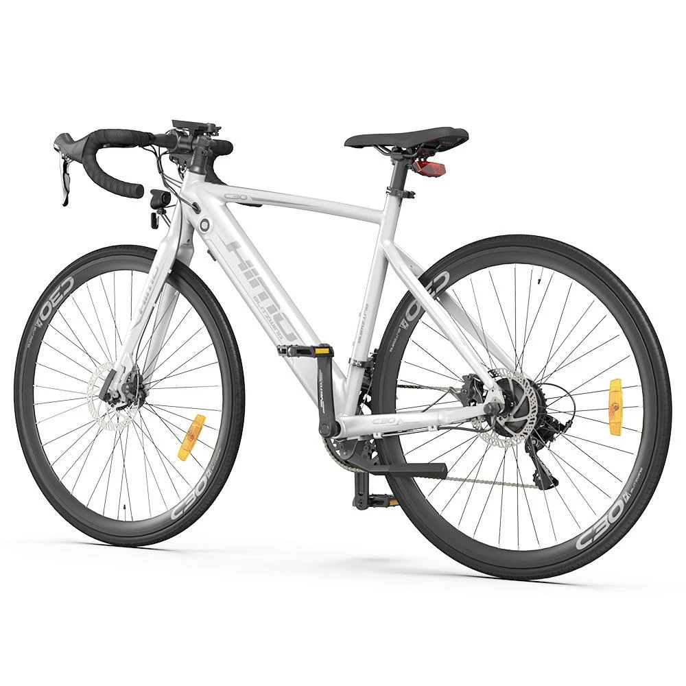HIMO C30S MAX Electric Bicycle 26 Inch 250W Motor Max Speed 25Km/h 36V 10AH Battery Shimano 18 Speed IPX7 Waterproof Max Range 75KM Max Load 100KG Road Racing Eletric Bike - Silver 4 HIMO C30S MAX Electric Bicycle 26 Inch 250W Motor Max Speed 25Km/h 36V 10AH Battery Shimano 18 Speed IPX7 Waterproof Max Range 75KM Max Load 100KG Road Racing Eletric Bike - Silver - Image 4
