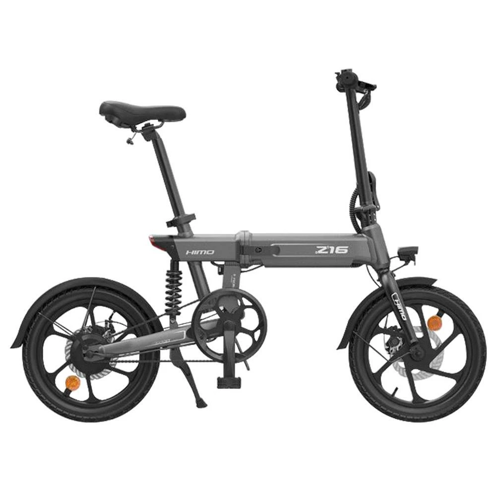 HIMO Z16 Folding Electric Bicycle 16 inch 250W Motor Up To 80km Range Max Speed 25km/h 10Ah Removable Battery IPX7 Waterproof Smart Display Dual Disc Brake Global Version - Gray 1 HIMO Z16 Folding Electric Bicycle 16 inch 250W Motor Up To 80km Range Max Speed 25km/h 10Ah Removable Battery IPX7 Waterproof Smart Display Dual Disc Brake Global Version - Gray