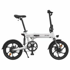 HIMO Z16 Folding Electric Bicycle 16 inch 250W Motor Up To 80km Range Max Speed 25km/h 10Ah Removable Battery IPX7 Waterproof Smart Display Dual Disc Brake Global Version - White