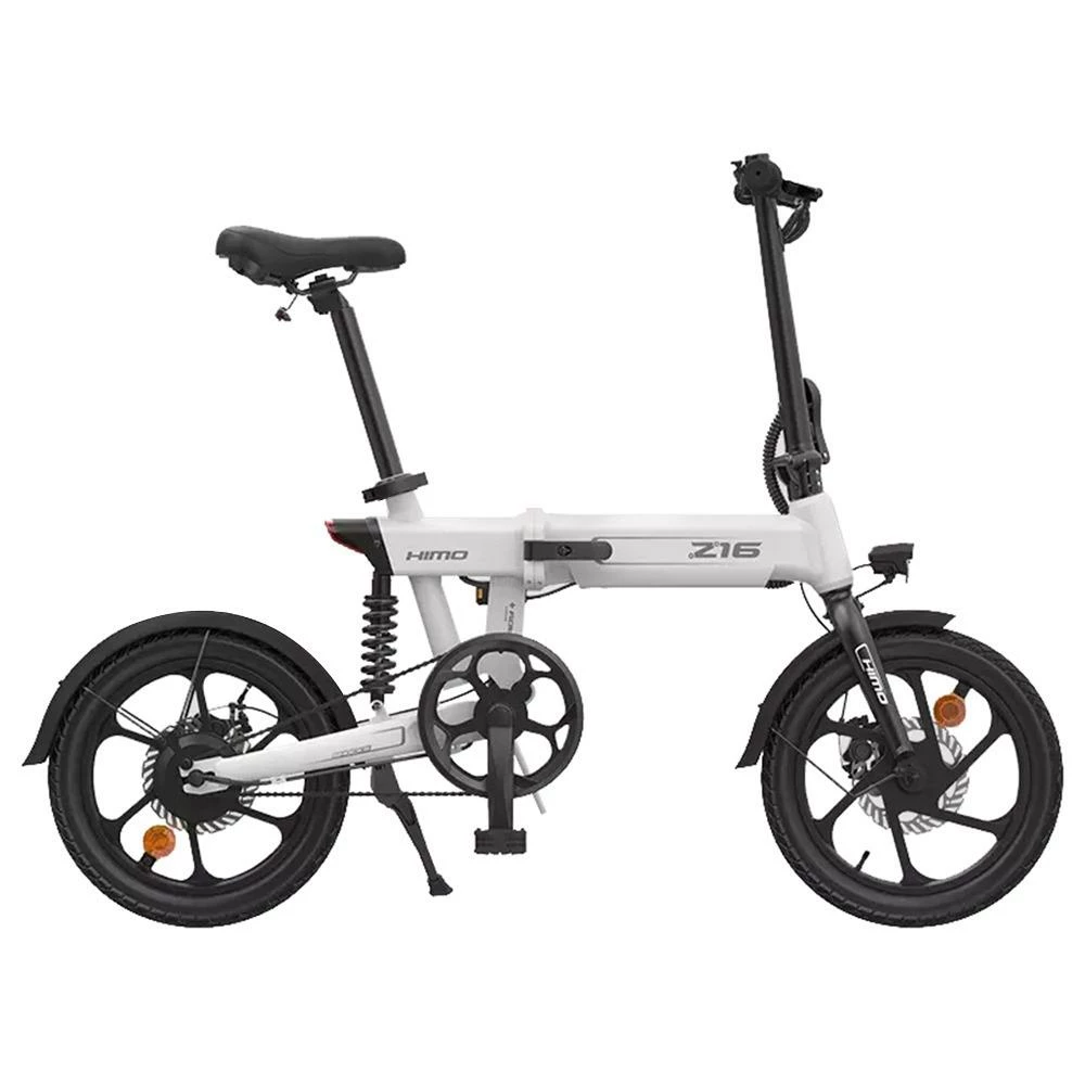 HIMO Z16 Folding Electric Bicycle 16 inch 250W Motor Up To 80km Range Max Speed 25km/h 10Ah Removable Battery IPX7 Waterproof Smart Display Dual Disc Brake Global Version - White 1 HIMO Z16 Folding Electric Bicycle 16 inch 250W Motor Up To 80km Range Max Speed 25km/h 10Ah Removable Battery IPX7 Waterproof Smart Display Dual Disc Brake Global Version - White