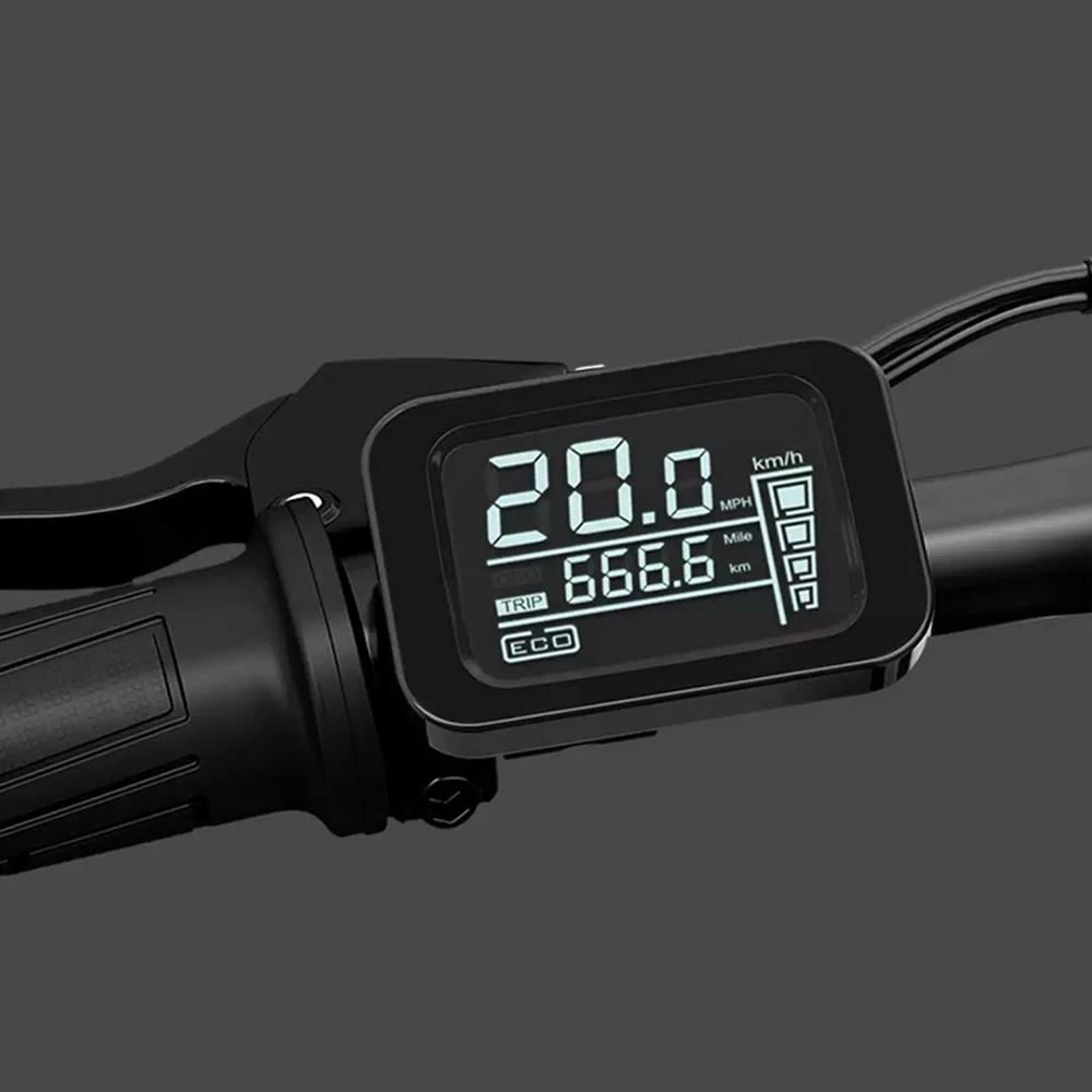 HIMO Z16 Folding Electric Bicycle 16 inch 250W Motor Up To 80km Range Max Speed 25km/h 10Ah Removable Battery IPX7 Waterproof Smart Display Dual Disc Brake Global Version - White 3 HIMO Z16 Folding Electric Bicycle 16 inch 250W Motor Up To 80km Range Max Speed 25km/h 10Ah Removable Battery IPX7 Waterproof Smart Display Dual Disc Brake Global Version - White - Image 3