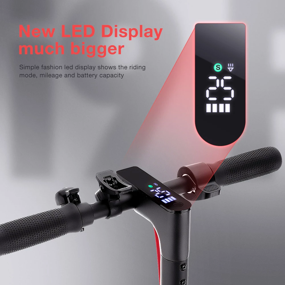 IScooter i9 Pro Folding Electric Scooter 8.5 Inch Honeycomb Tire 350W Motor 7.5Ah Battery 30km/h Max Speed Black 3 IScooter i9 Pro Folding Electric Scooter 8.5 Inch Honeycomb Tire 350W Motor 7.5Ah Battery 30km/h Max Speed Black - Image 3