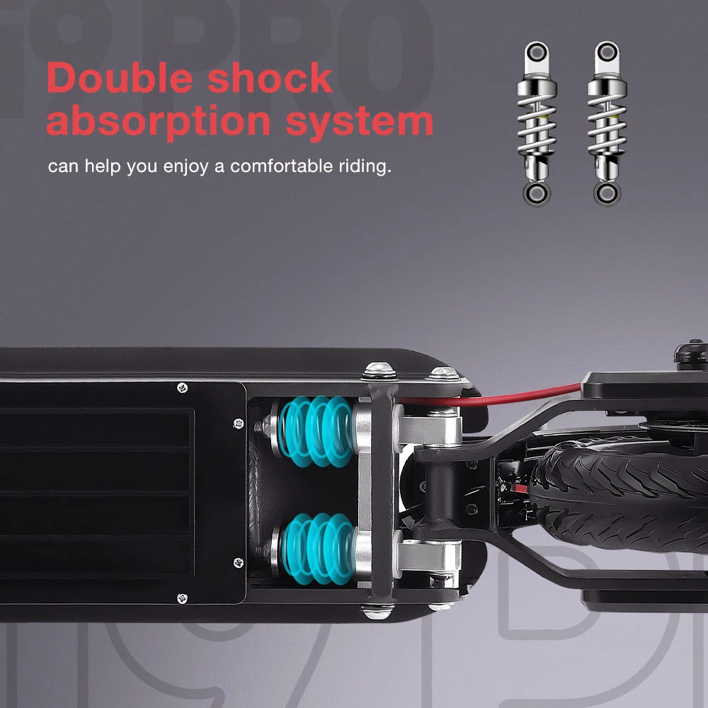 IScooter i9 Pro Folding Electric Scooter 8.5 Inch Honeycomb Tire 350W Motor 7.5Ah Battery 30km/h Max Speed Black 5 IScooter i9 Pro Folding Electric Scooter 8.5 Inch Honeycomb Tire 350W Motor 7.5Ah Battery 30km/h Max Speed Black - Image 5