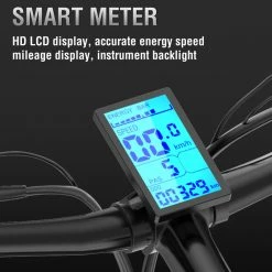 JANOBIKE E20 Fat Tire Electric Folding Mountain Bike 1000W Brushless Motor Aluminum Alloy Frame 7 Speed Gears 40km/h Removable Panasonic 48V 12.8Ah Battery up to 50km Range 20" x 4.0 Snow Tire XOD Hydraulic Brake Smart Meter - Black -Sports & Outdoors Sales janobike e20 folding electric mountain bike 1000w motor black 353f7c 1652953863414