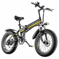 JANOBIKE H20 Electric Bicycle 48V 1000W Motor 9.6Ah Battery 20*4 Inch Tire Snow, Mountain, City Bike - Black 8 JANOBIKE H20 Electric Bicycle 48V 1000W Motor 9.6Ah Battery 20*4 Inch Tire Snow, Mountain, City Bike - Black -Sports & Outdoors Sales janobike h20 electric bicycle 48v 1000w motor 9 6ah battery black 977055 1653706425762