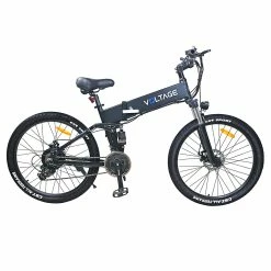 KAISDA K1-V Electric Bike 26 Inch Foldable Mountain Bike 250W Motor 25Km/h Max Speed 36V 10.4Ah Battery 70KM Max Range 120KG Max Load - Black