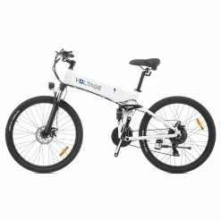KAISDA K1-V Electric Bike 26 Inch Foldable Mountain Bike 250W Motor 25Km/h Max Speed 36V 10.4Ah Battery 70KM Max Range 120KG Max Load - White