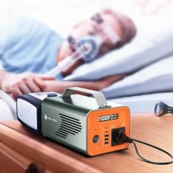 NOVOO Power Bank with Socket Portable Aluminium Power Station 230 V EU 230 Wh 62,400 mAh Battery Generator AC / DC Port PD Type-C CPAP Power Station for Travel Camping Emergency - Orange -Sports & Outdoors Sales novoo ess 230wh 62400mah solar generator portable power station f9e28f 1641346845989