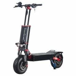OBARTER X5 Folding Electric Sport Scooter 13" Off-road tyre 2800W x2 Brushless Motor 60V 30Ah Battery BMS 3 Speed Modes Oil Disc Brake Max Speed 85KM/h LED Display 65km-75km Long Range - Black