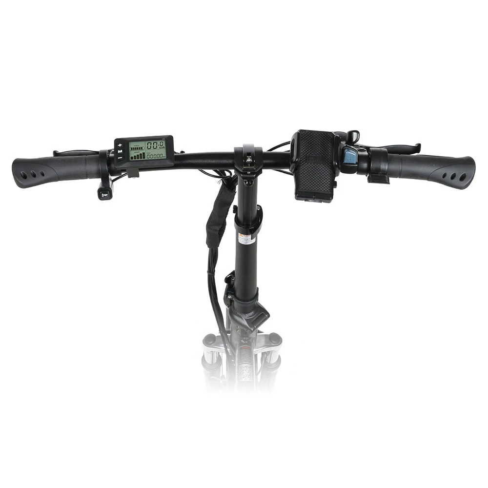 SAMEBIKE JG20 Smart Folding Electric Moped Bike 350W Motor 10Ah Battery Max 32km/h 20 Inch Tire - Black 4 SAMEBIKE JG20 Smart Folding Electric Moped Bike 350W Motor 10Ah Battery Max 32km/h 20 Inch Tire - Black - Image 4