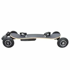 SYL-08 V3 Version Electric Off Road Skateboard With Remote Control 1450W Motor up to 38km/h 10Ah Battery Maple Plank 8 inch Wheel Max load 130kg Left Foot Front Regular Stance - Black