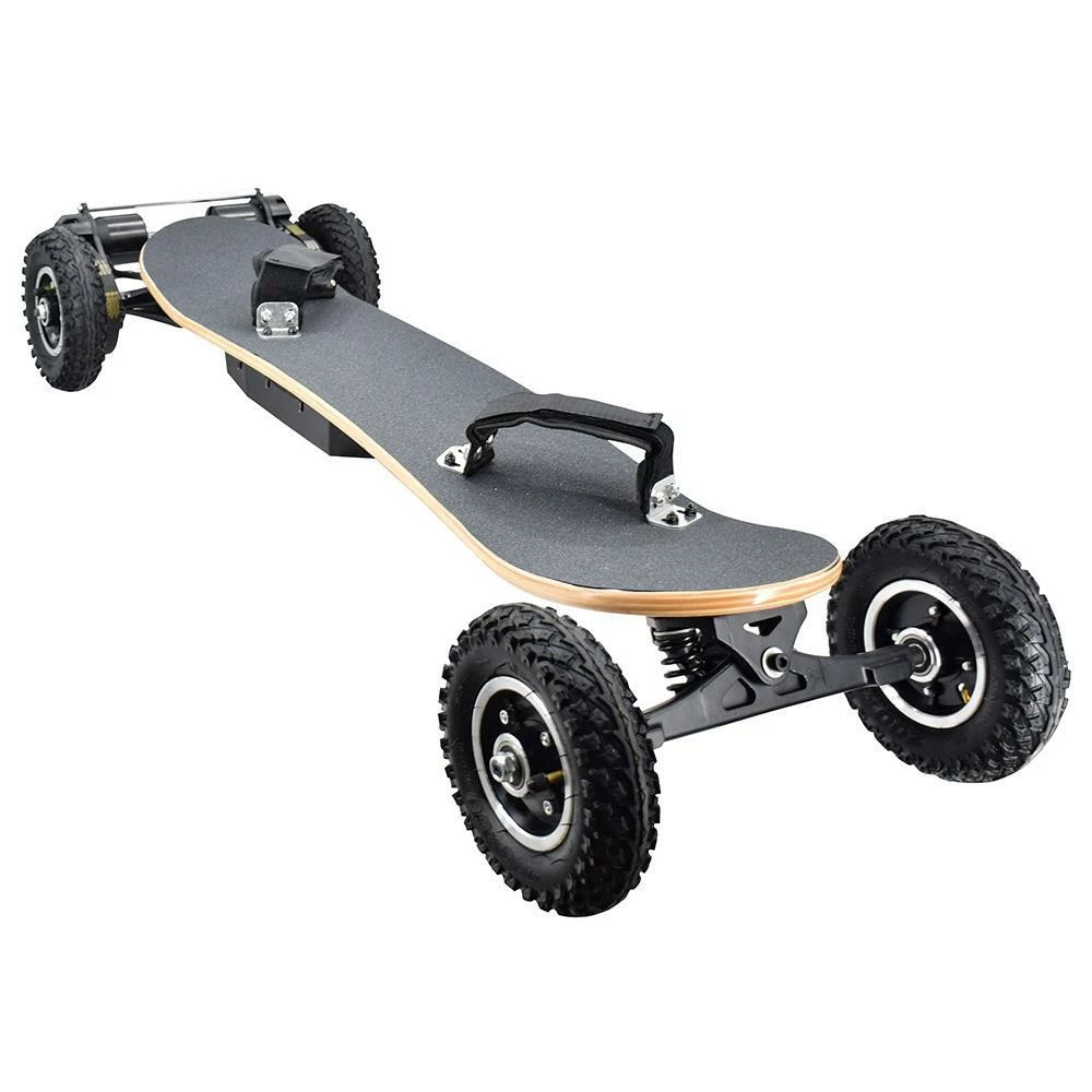 SYL-08 V3 Version Electric Off Road Skateboard With Remote Control 1450W Motor up to 38km/h 10Ah Battery Maple Plank 8 inch Wheel Max load 130kg Left Foot Front Regular Stance - Black 2 SYL-08 V3 Version Electric Off Road Skateboard With Remote Control 1450W Motor up to 38km/h 10Ah Battery Maple Plank 8 inch Wheel Max load 130kg Left Foot Front Regular Stance - Black - Image 2