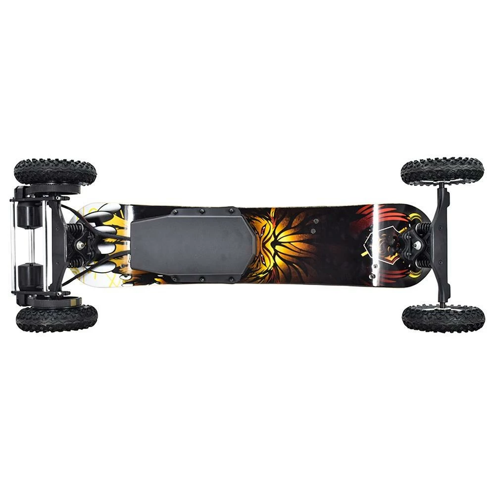 SYL-08 V3 Version Electric Off Road Skateboard With Remote Control 1450W Motor up to 38km/h 10Ah Battery Maple Plank 8 inch Wheel Max load 130kg Left Foot Front Regular Stance - Black 4 SYL-08 V3 Version Electric Off Road Skateboard With Remote Control 1450W Motor up to 38km/h 10Ah Battery Maple Plank 8 inch Wheel Max load 130kg Left Foot Front Regular Stance - Black - Image 4