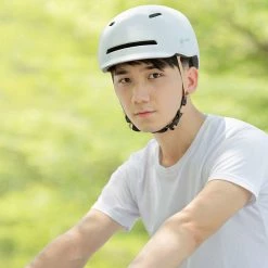 Xiaomi Smart4u SH50 Bicycle Smart Flash Helmet Automatic Light Perception Warning Light Long Battery Life IPX4 Waterproof Size L - White 10 Xiaomi Smart4u SH50 Bicycle Smart Flash Helmet Automatic Light Perception Warning Light Long Battery Life IPX4 Waterproof Size L - White -Sports & Outdoors Sales xiaomi smart4u sh50 bicycle smart flash helmet white 1584081495965